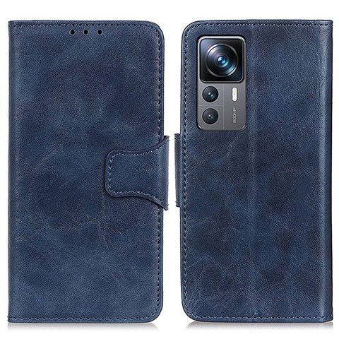 Funda de Cuero Cartera con Soporte Carcasa M02L para Xiaomi Mi 12T 5G Azul