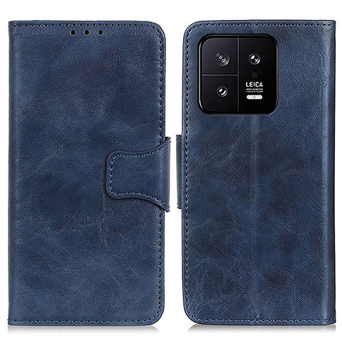 Funda de Cuero Cartera con Soporte Carcasa M02L para Xiaomi Mi 13 5G Azul