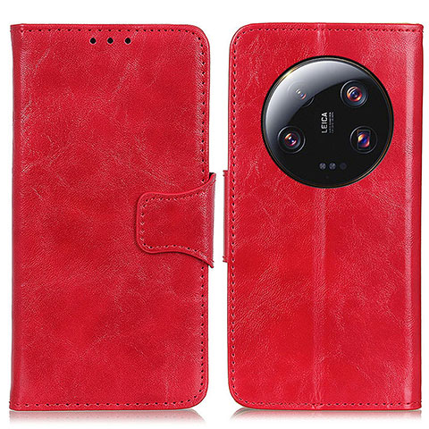 Funda de Cuero Cartera con Soporte Carcasa M02L para Xiaomi Mi 13 Ultra 5G Rojo