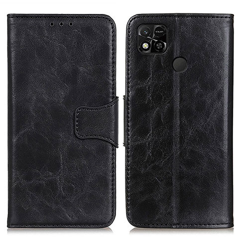 Funda de Cuero Cartera con Soporte Carcasa M02L para Xiaomi POCO C3 Negro