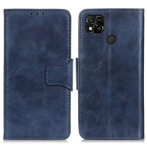 Funda de Cuero Cartera con Soporte Carcasa M02L para Xiaomi POCO C31 Azul