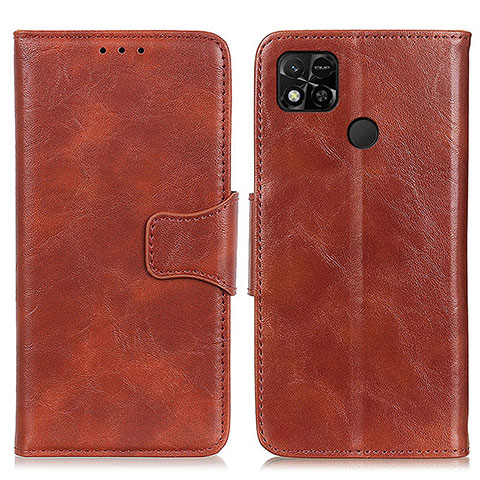 Funda de Cuero Cartera con Soporte Carcasa M02L para Xiaomi POCO C31 Marron