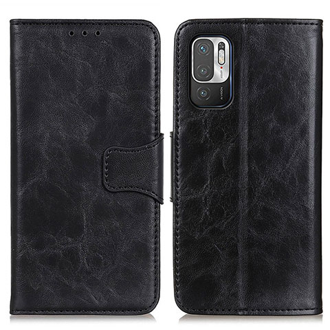 Funda de Cuero Cartera con Soporte Carcasa M02L para Xiaomi POCO M3 Pro 5G Negro