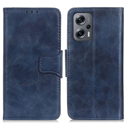 Funda de Cuero Cartera con Soporte Carcasa M02L para Xiaomi Poco X4 GT 5G Azul