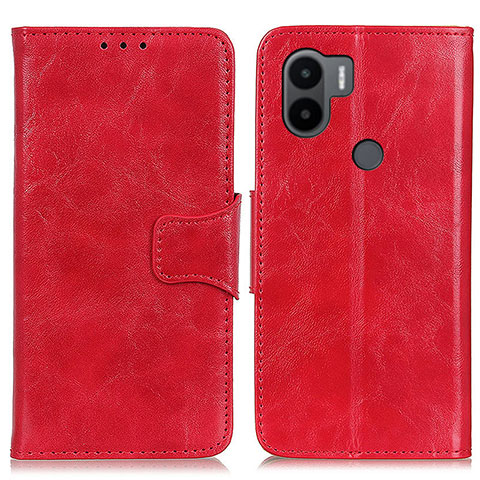 Funda de Cuero Cartera con Soporte Carcasa M02L para Xiaomi Redmi A1 Plus Rojo