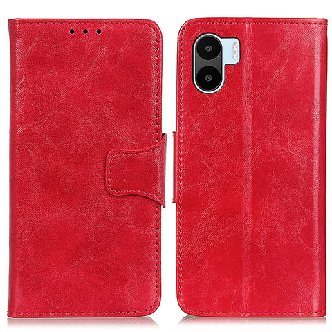 Funda de Cuero Cartera con Soporte Carcasa M02L para Xiaomi Redmi A1 Rojo