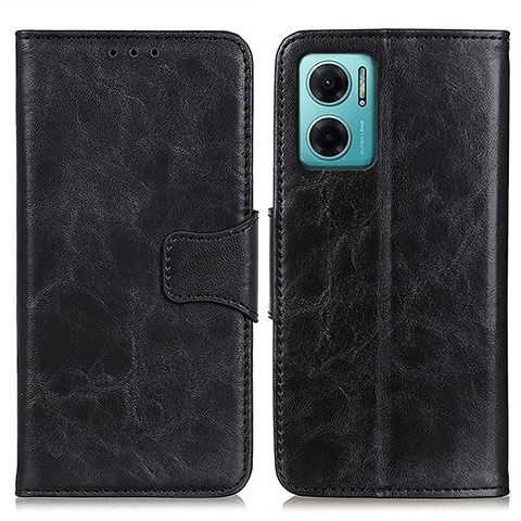 Funda de Cuero Cartera con Soporte Carcasa M02L para Xiaomi Redmi Note 11E 5G Negro