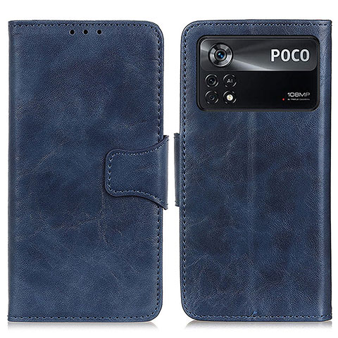 Funda de Cuero Cartera con Soporte Carcasa M02L para Xiaomi Redmi Note 11E Pro 5G Azul