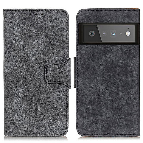 Funda de Cuero Cartera con Soporte Carcasa M03L para Google Pixel 6 Pro 5G Negro