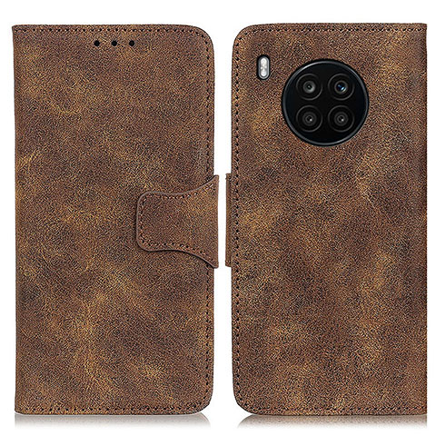 Funda de Cuero Cartera con Soporte Carcasa M03L para Huawei Nova 8i Marron