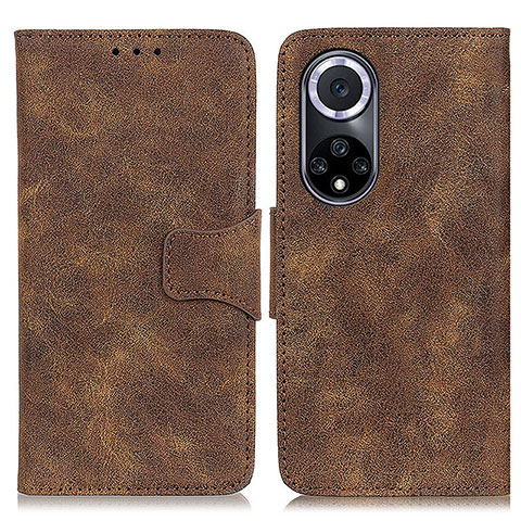 Funda de Cuero Cartera con Soporte Carcasa M03L para Huawei Nova 9 Marron