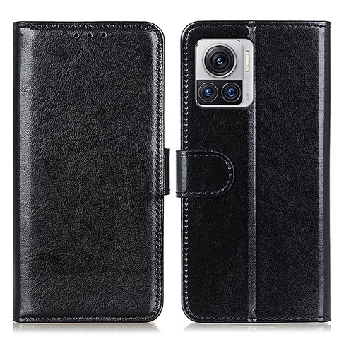 Funda de Cuero Cartera con Soporte Carcasa M03L para Motorola Moto Edge X30 Pro 5G Negro