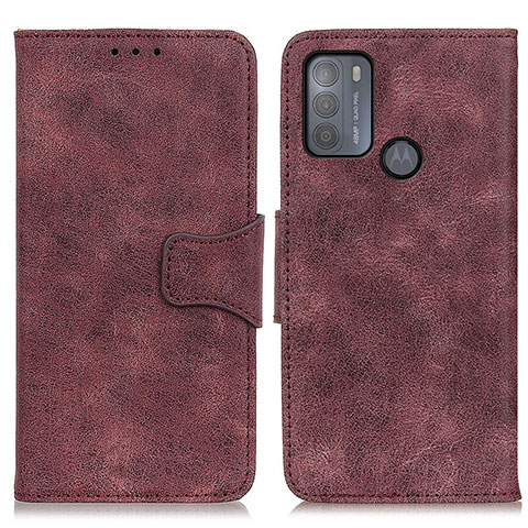 Funda de Cuero Cartera con Soporte Carcasa M03L para Motorola Moto G50 Morado