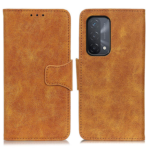 Funda de Cuero Cartera con Soporte Carcasa M03L para OnePlus Nord N200 5G Caqui