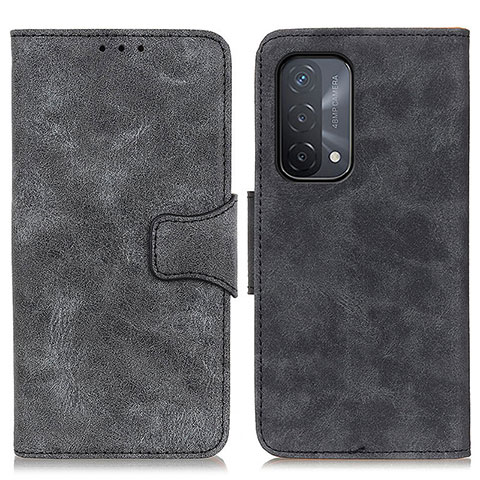 Funda de Cuero Cartera con Soporte Carcasa M03L para Oppo A74 5G Negro