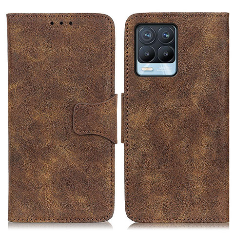 Funda de Cuero Cartera con Soporte Carcasa M03L para Realme 8 4G Marron