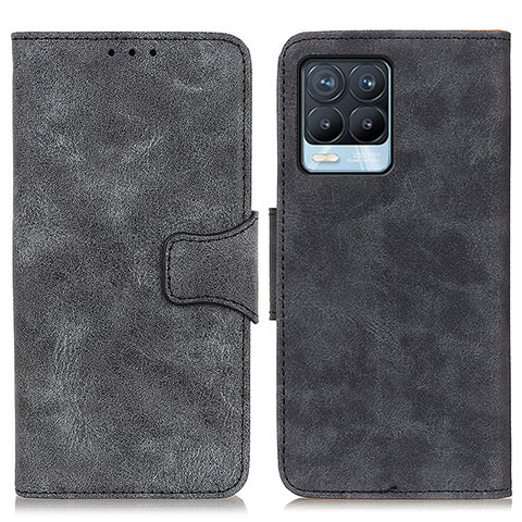 Funda de Cuero Cartera con Soporte Carcasa M03L para Realme 8 Pro Negro