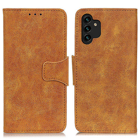 Funda de Cuero Cartera con Soporte Carcasa M03L para Samsung Galaxy A13 4G Caqui