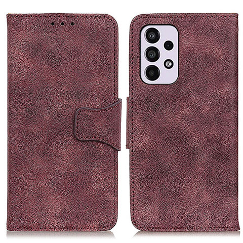 Funda de Cuero Cartera con Soporte Carcasa M03L para Samsung Galaxy A33 5G Morado