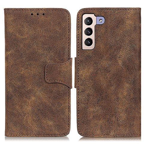 Funda de Cuero Cartera con Soporte Carcasa M03L para Samsung Galaxy S22 Plus 5G Marron