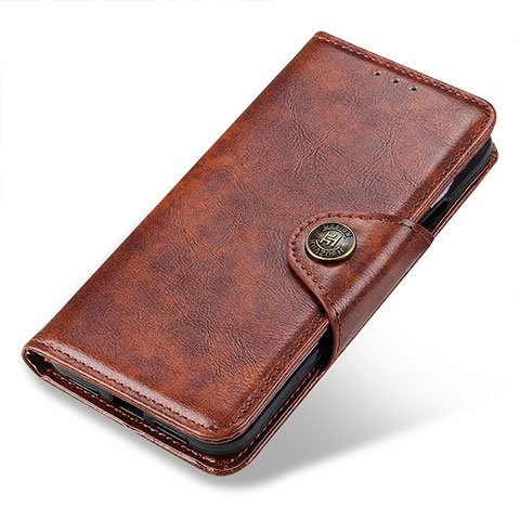 Funda de Cuero Cartera con Soporte Carcasa M03L para Samsung Galaxy S23 Ultra 5G Marron Claro