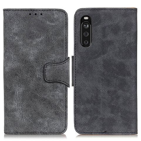 Funda de Cuero Cartera con Soporte Carcasa M03L para Sony Xperia 10 III Lite Negro