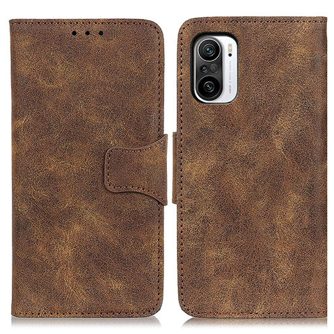 Funda de Cuero Cartera con Soporte Carcasa M03L para Xiaomi Redmi K40 Pro+ Plus 5G Marron