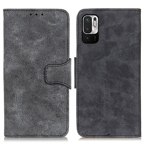 Funda de Cuero Cartera con Soporte Carcasa M03L para Xiaomi Redmi Note 10 JE 5G Negro