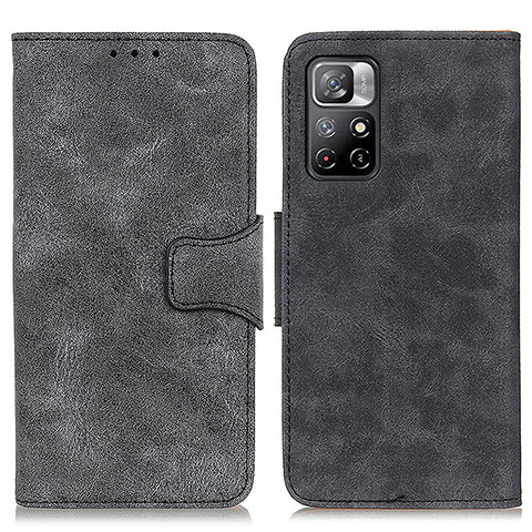 Funda de Cuero Cartera con Soporte Carcasa M03L para Xiaomi Redmi Note 11 5G Negro