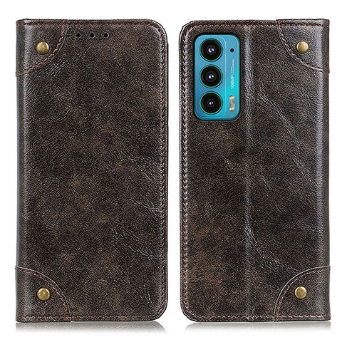 Funda de Cuero Cartera con Soporte Carcasa M04L para Motorola Moto Edge 20 5G Bronze