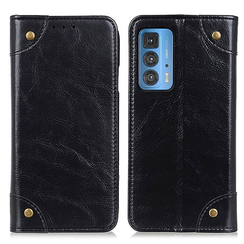 Funda de Cuero Cartera con Soporte Carcasa M04L para Motorola Moto Edge S Pro 5G Negro