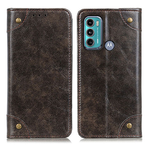 Funda de Cuero Cartera con Soporte Carcasa M04L para Motorola Moto G40 Fusion Bronze