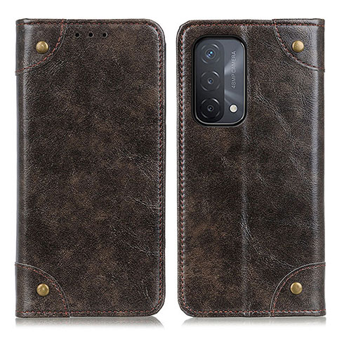 Funda de Cuero Cartera con Soporte Carcasa M04L para OnePlus Nord N200 5G Bronze