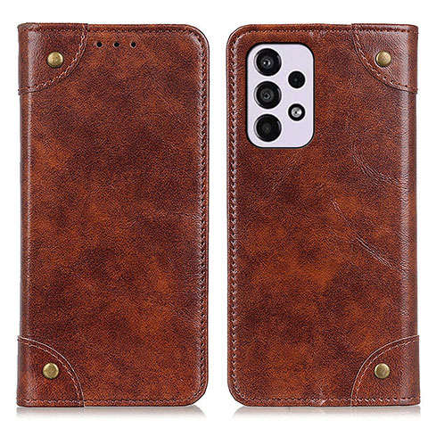 Funda de Cuero Cartera con Soporte Carcasa M04L para Samsung Galaxy A33 5G Marron