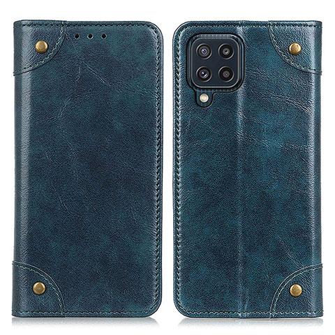 Funda de Cuero Cartera con Soporte Carcasa M04L para Samsung Galaxy M32 4G Azul