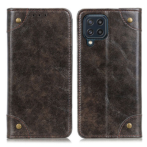 Funda de Cuero Cartera con Soporte Carcasa M04L para Samsung Galaxy M32 4G Bronze