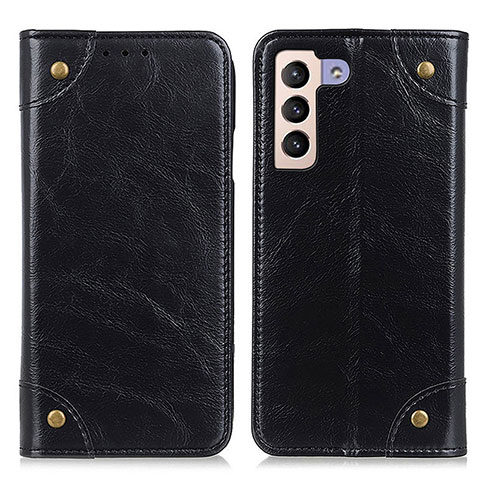 Funda de Cuero Cartera con Soporte Carcasa M04L para Samsung Galaxy S21 Plus 5G Negro