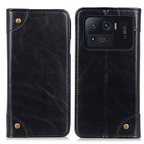 Funda de Cuero Cartera con Soporte Carcasa M04L para Xiaomi Mi 11 Ultra 5G Negro