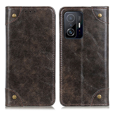 Funda de Cuero Cartera con Soporte Carcasa M04L para Xiaomi Mi 11T 5G Bronze