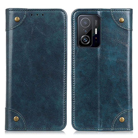 Funda de Cuero Cartera con Soporte Carcasa M04L para Xiaomi Mi 11T Pro 5G Azul