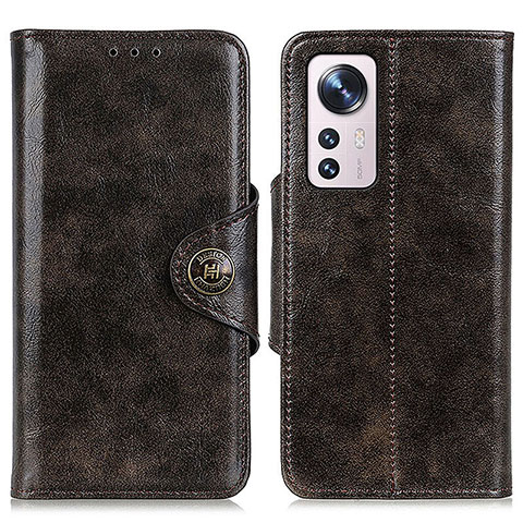 Funda de Cuero Cartera con Soporte Carcasa M04L para Xiaomi Mi 12S Pro 5G Marron