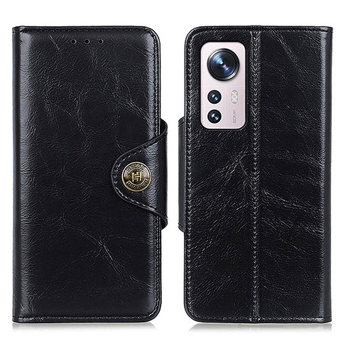 Funda de Cuero Cartera con Soporte Carcasa M04L para Xiaomi Mi 12X 5G Negro