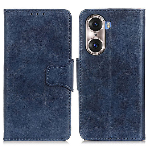 Funda de Cuero Cartera con Soporte Carcasa M05L para Huawei Honor 60 Pro 5G Azul