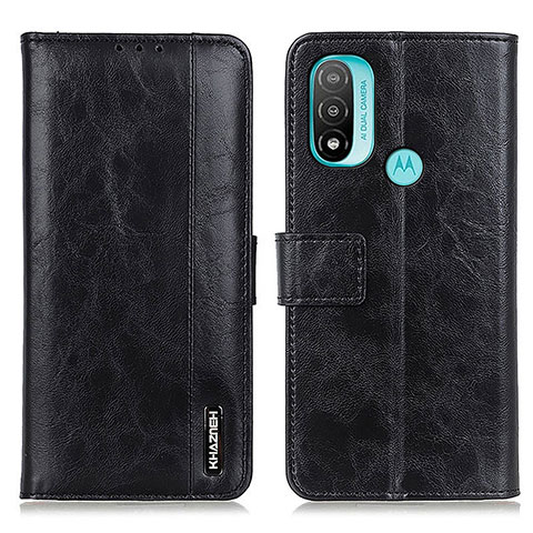 Funda de Cuero Cartera con Soporte Carcasa M05L para Motorola Moto E30 Negro