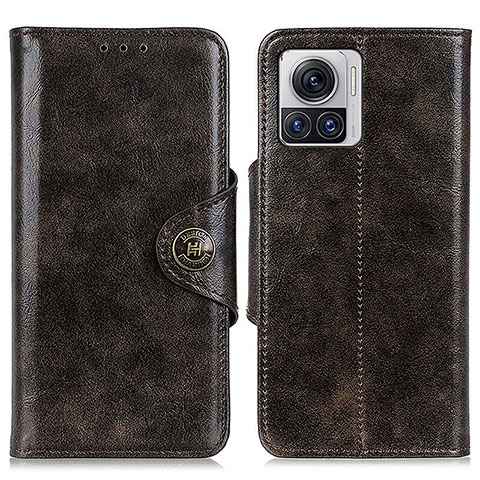 Funda de Cuero Cartera con Soporte Carcasa M05L para Motorola Moto Edge 30 Ultra 5G Marron