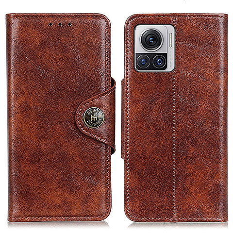 Funda de Cuero Cartera con Soporte Carcasa M05L para Motorola Moto Edge 30 Ultra 5G Marron Claro