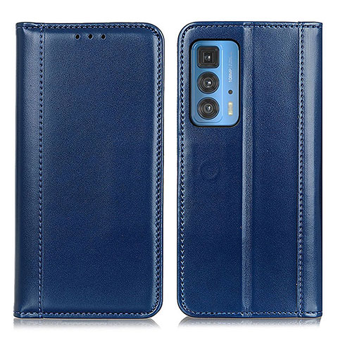 Funda de Cuero Cartera con Soporte Carcasa M05L para Motorola Moto Edge S Pro 5G Azul