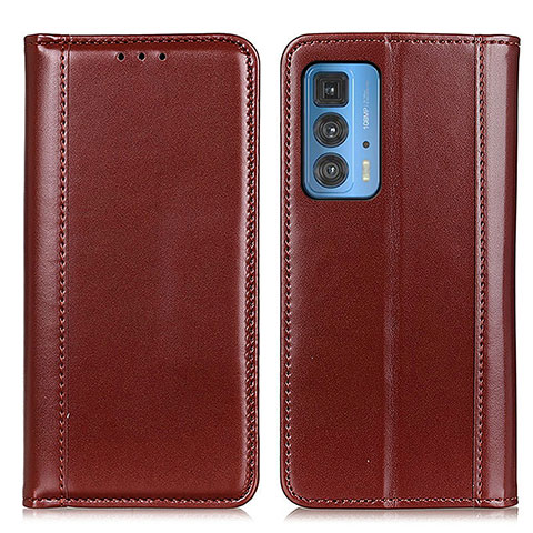 Funda de Cuero Cartera con Soporte Carcasa M05L para Motorola Moto Edge S Pro 5G Marron