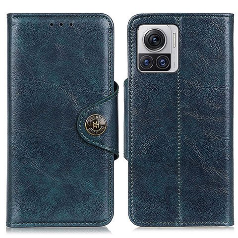 Funda de Cuero Cartera con Soporte Carcasa M05L para Motorola Moto Edge X30 Pro 5G Azul