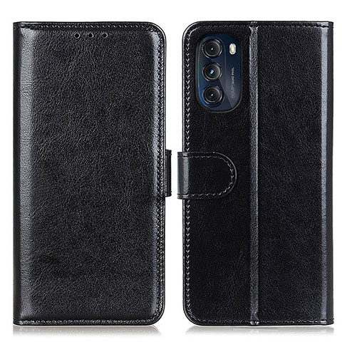 Funda de Cuero Cartera con Soporte Carcasa M05L para Motorola Moto G 5G (2022) Negro